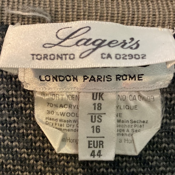 Bellino Lager’s Fancy Party/ Work Sweater Cardigan - Picture 5 of 11